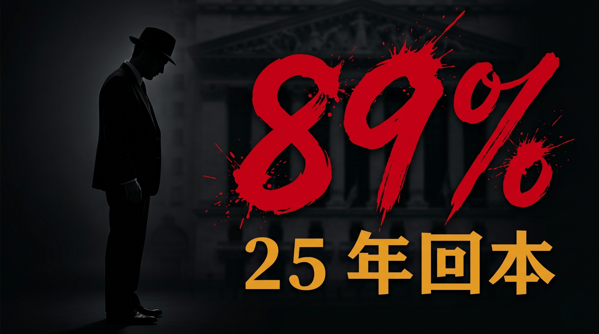 1929 大蕭條真相：89% 崩跌+25 年回不到高點